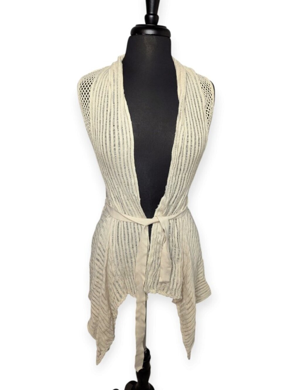 Mudd Crochet Cardigan w/ Belt Size Large